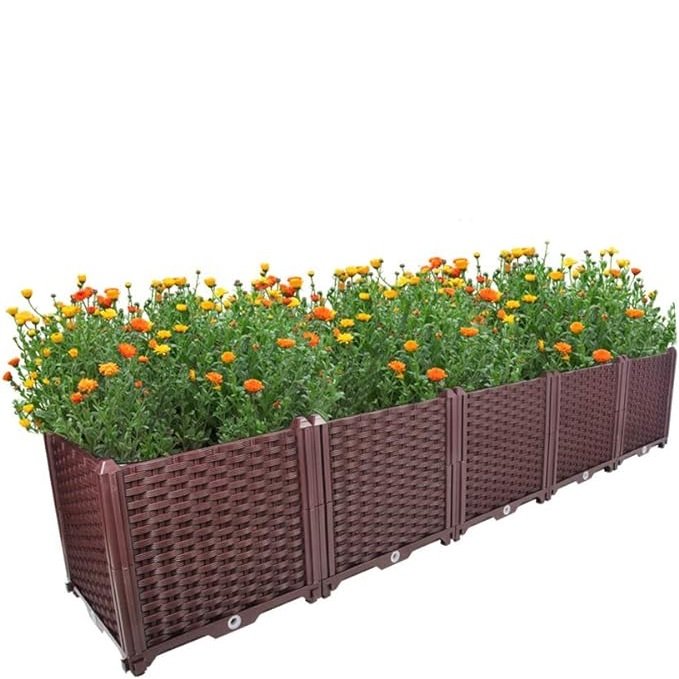 plastic raised beds planters