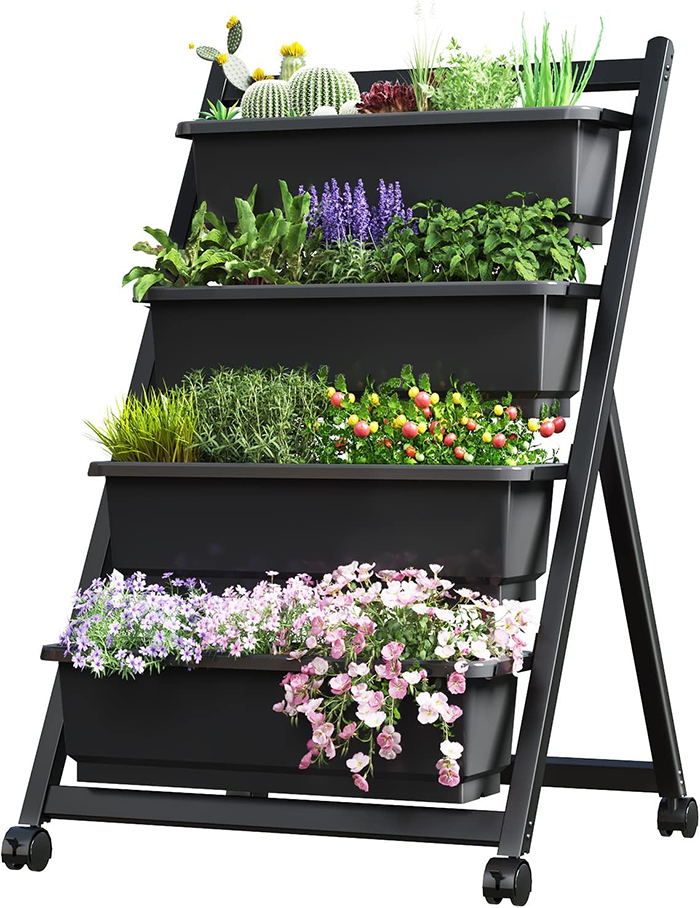 4 Tiers Vertical Garden Planters