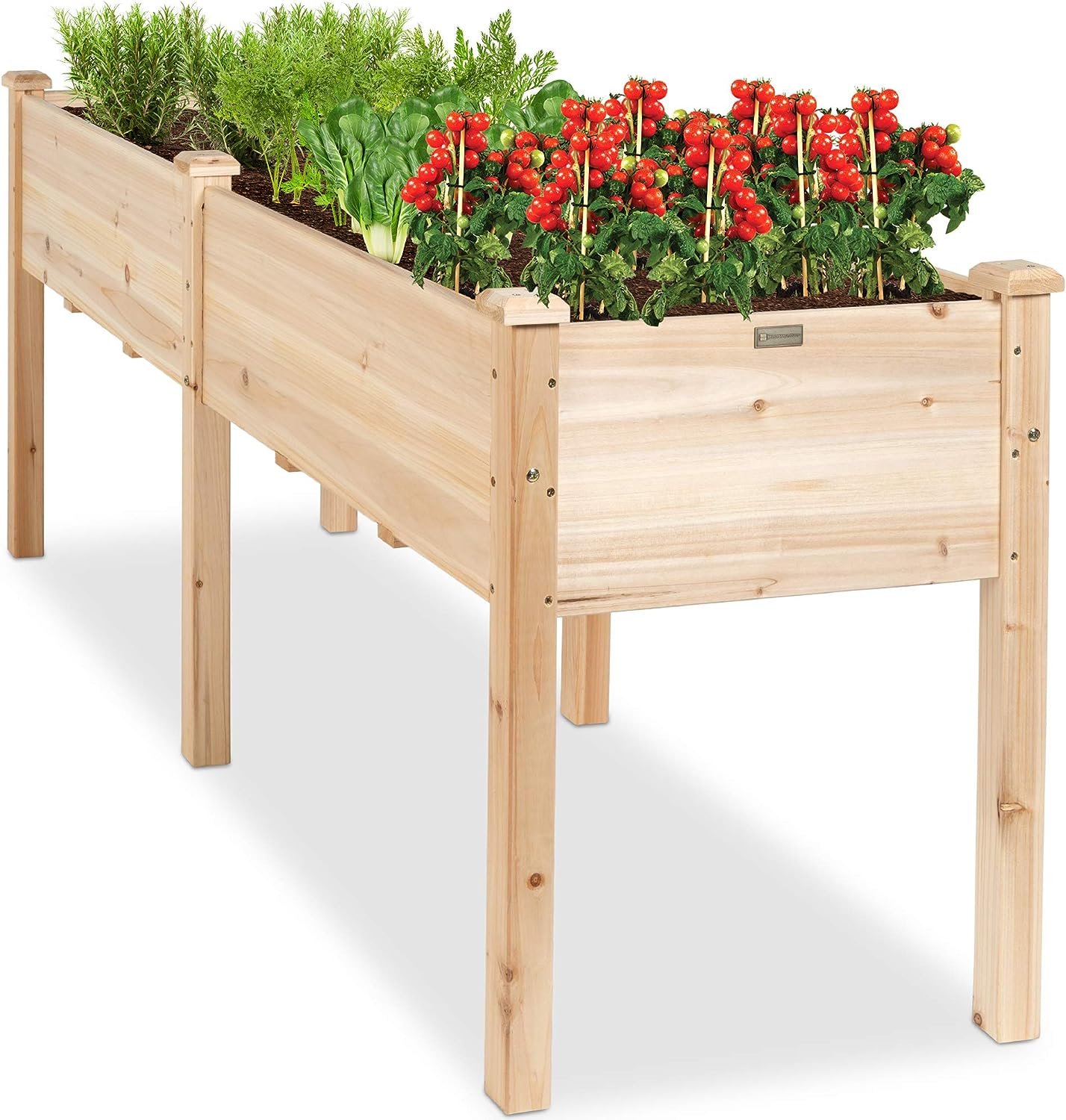 wood Raised Garden Bed on legs
