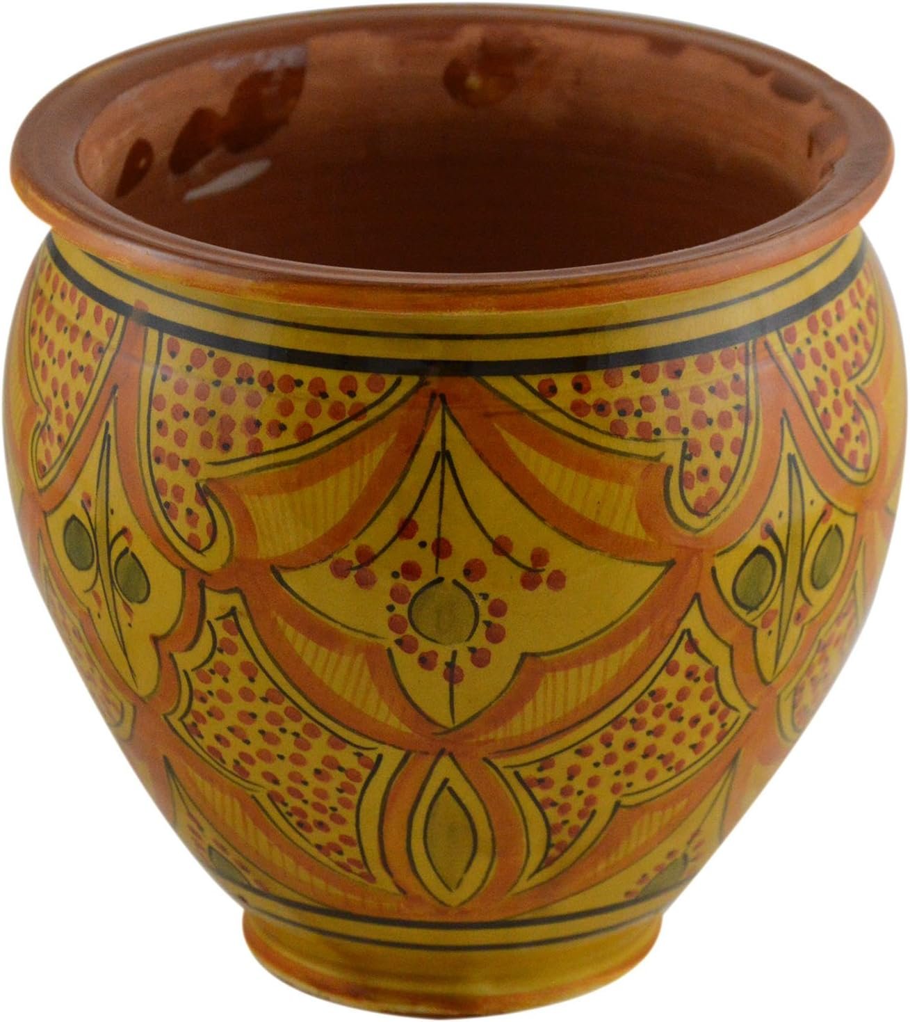 Moroccan ceramic planter